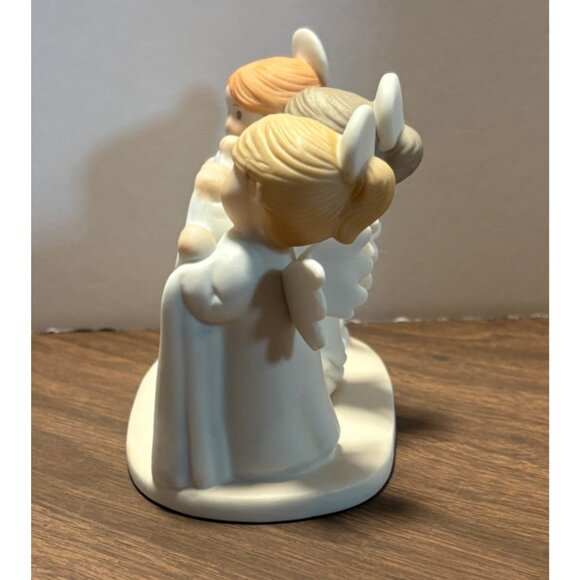 Angels On High Figurine 1995 Circle Of Friends Homco Christmas Decor - Picture 3 of 8
